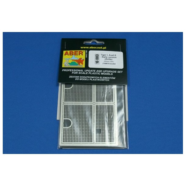 Tiger I, Ausf.E - Early version - Grilles, skala 1/16