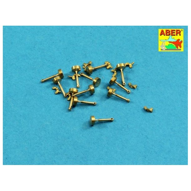 Wing nuts with turned bolt x 12 pcs.