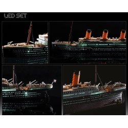 Titanic, skala 1/700 med LED