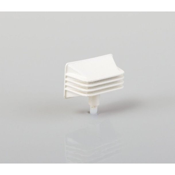 Halogen dkslys 10 mm med LED, 2 stk.