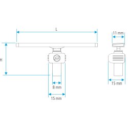 Radar 74 mm med elmotor