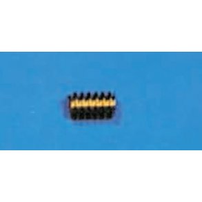 Snekketandhjul, messing. Ø6 mm x 10 mm. 1 stk.