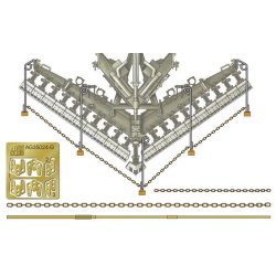Indicator and Chain Assembly for M1132 Stryker Engineer Squad Vehicle Surface Mine Plow