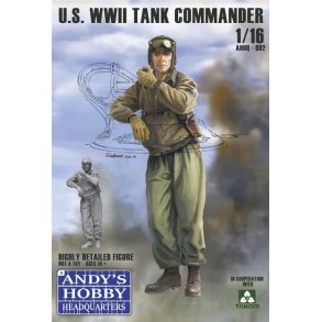US WWII Tank Commander, skala 1/16