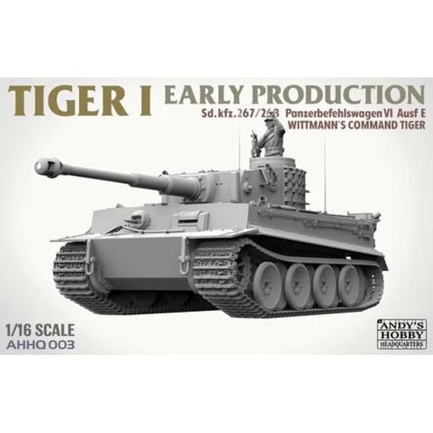Tiger I Early Pz.Kpfw. VI Ausf. E, skala 1/16