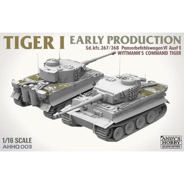 Tiger I Early Pz.Kpfw. VI Ausf. E, skala 1/16