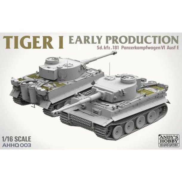 Tiger I Early Pz.Kpfw. VI Ausf. E, skala 1/16
