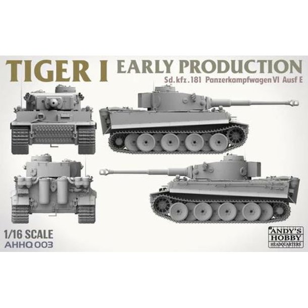 Tiger I Early Pz.Kpfw. VI Ausf. E, skala 1/16