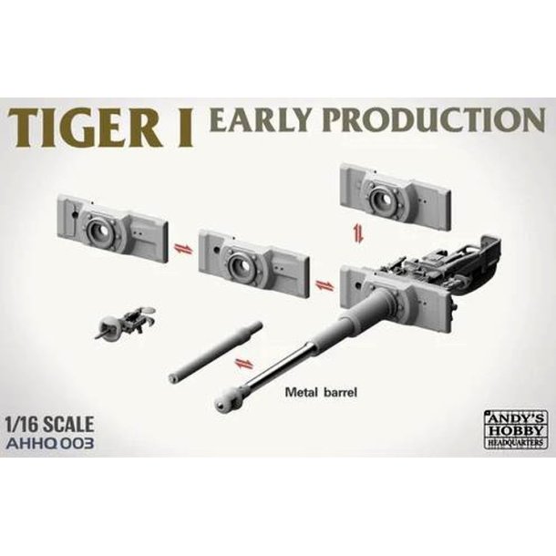 Tiger I Early Pz.Kpfw. VI Ausf. E, skala 1/16