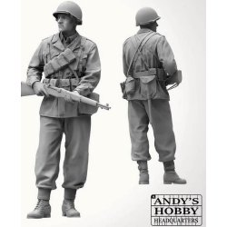 US Late WWII Infantry Soldier M1943 Uniform, skala 1/16