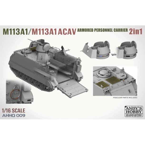 M113 U.S. Armored Personnel Carrier, skala 1/16