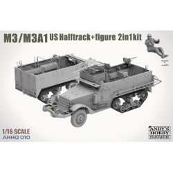 M3 / M3A1 U.S. Halftrack 2, skala 1/16