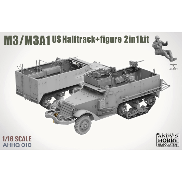 M3 / M3A1 U.S. Halftrack 2, skala 1/16