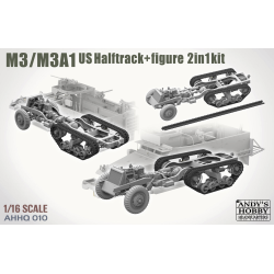 M3 / M3A1 U.S. Halftrack 2, skala 1/16