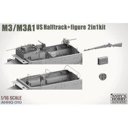M3 / M3A1 U.S. Halftrack 2, skala 1/16