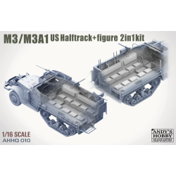 M3 / M3A1 U.S. Halftrack 2, skala 1/16