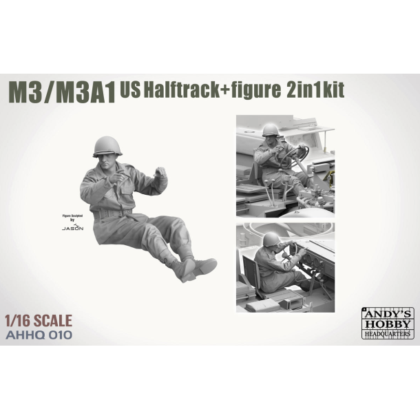 M3 / M3A1 U.S. Halftrack 2, skala 1/16