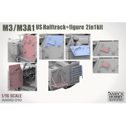 M3 / M3A1 U.S. Halftrack 2, skala 1/16