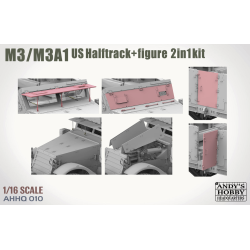M3 / M3A1 U.S. Halftrack 2, skala 1/16
