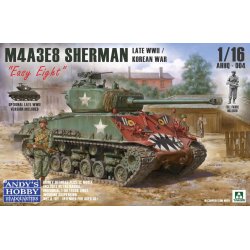 M4A3E8 Sherman Easy Eight - Late War/Korean War, skala 1/16