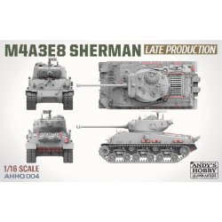 M4A3E8 Sherman Easy Eight - Late War/Korean War, skala 1/16