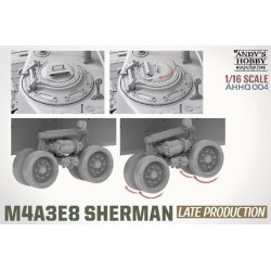 M4A3E8 Sherman Easy Eight - Late War/Korean War, skala 1/16
