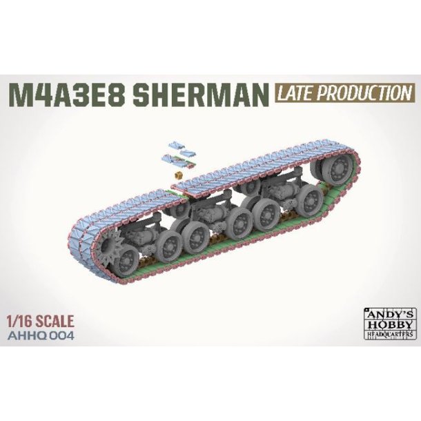 M4A3E8 Sherman Easy Eight - Late War/Korean War, skala 1/16