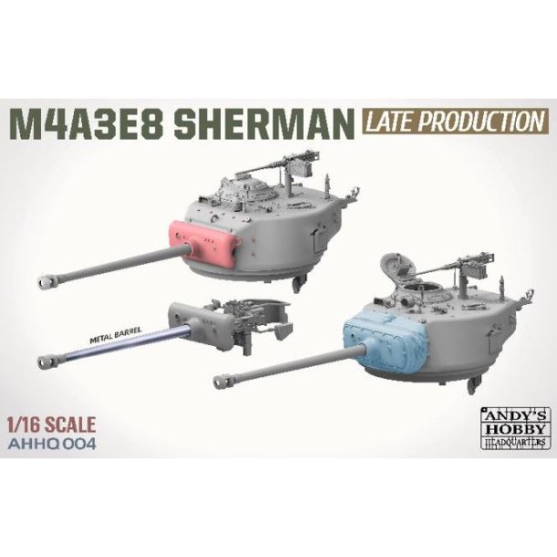 M4A3E8 Sherman Easy Eight - Late War/Korean War, skala 1/16