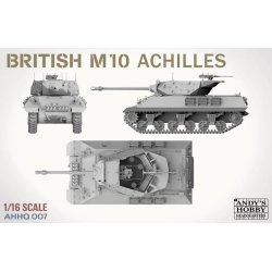 British M10 &acute;Achilles&acute; IIc Tank Destroyer, skala 1/16