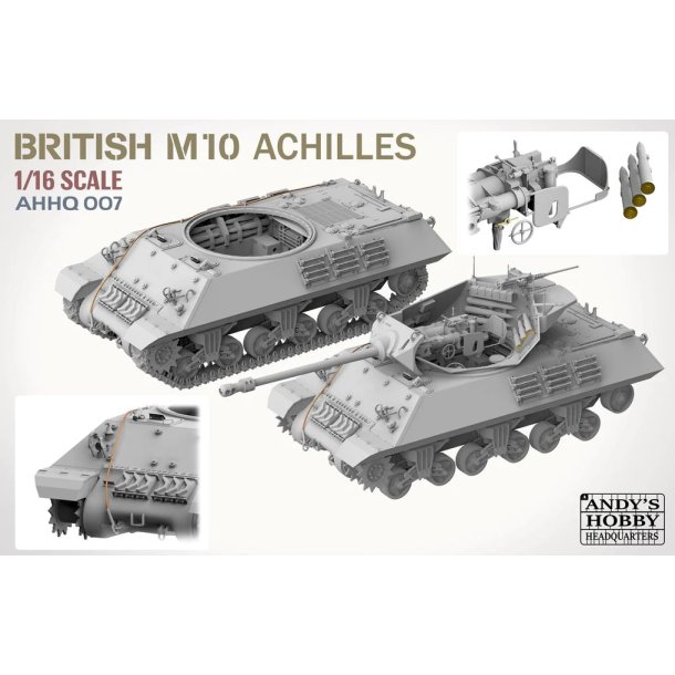 British M10 &acute;Achilles&acute; IIc Tank Destroyer, skala 1/16