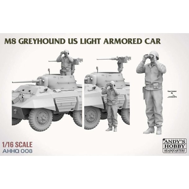 M8 Greyhound US light Armored Car, skala 1/16