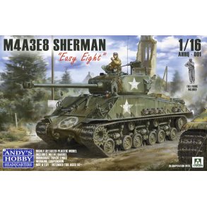 M4A3E8 Sherman ´Easy Eight´ (inkl. weathering-st), skala 1/16