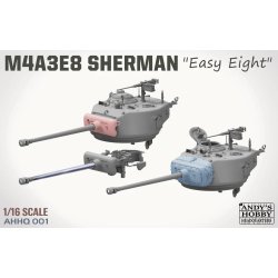 M4A3E8 Sherman &acute;Easy Eight&acute; (inkl. weathering-st), skala 1/16