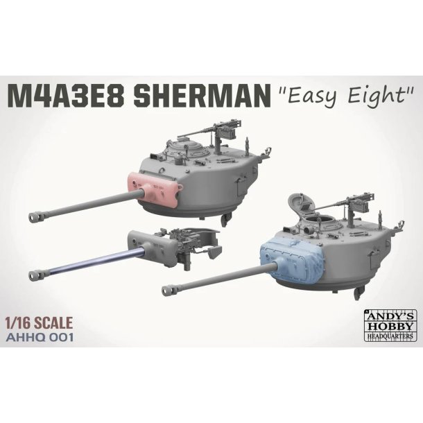 M4A3E8 Sherman &acute;Easy Eight&acute; (inkl. weathering-st), skala 1/16
