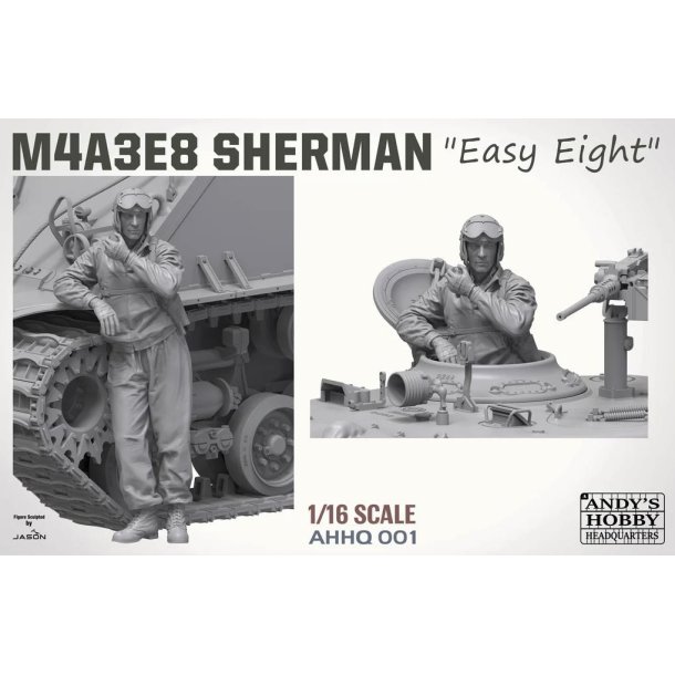 M4A3E8 Sherman &acute;Easy Eight&acute; (inkl. weathering-st), skala 1/16