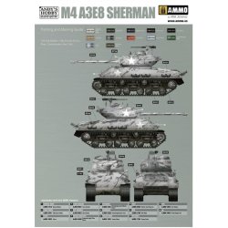 M4A3E8 Sherman &acute;Easy Eight&acute; (inkl. weathering-st), skala 1/16