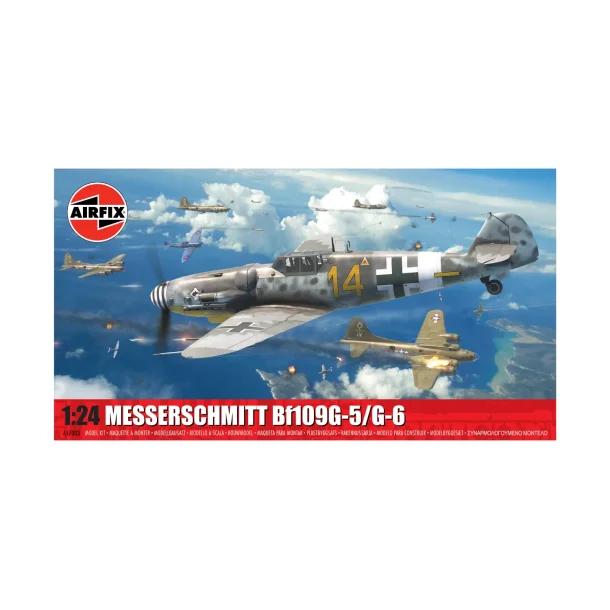 Messerschmitt Bf109G-5/6, skala 1/24