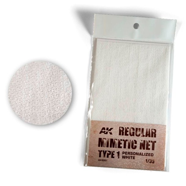 Camouflage Net Personalized White Type 1