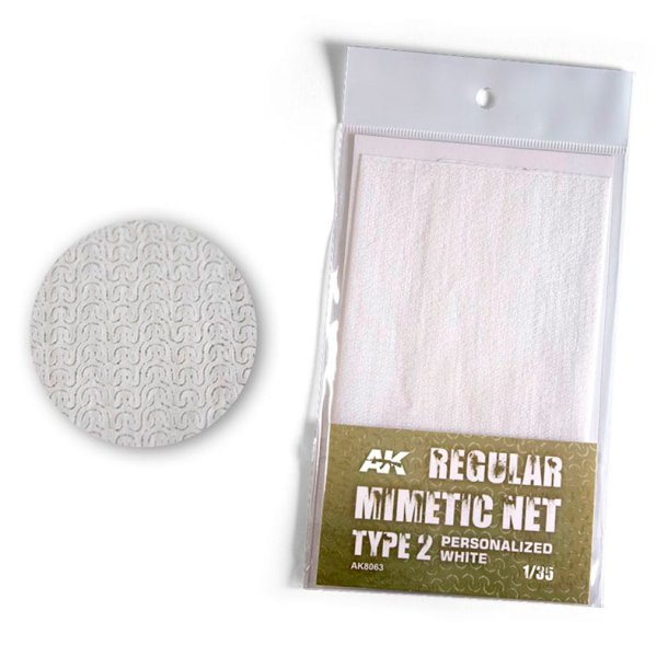 Camouflage Net Personalized White Type 2