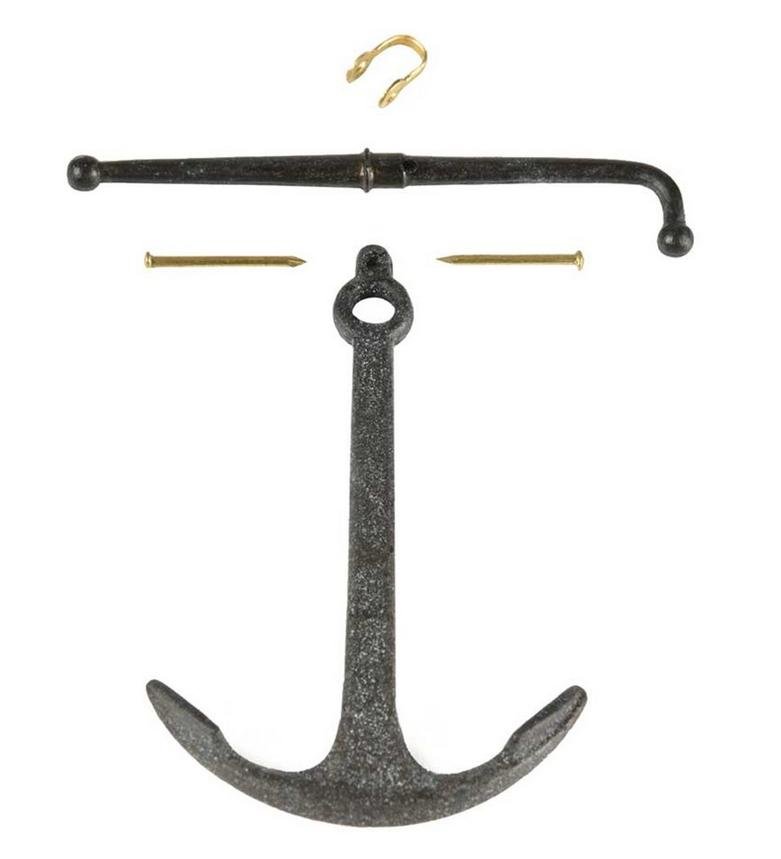 Admirals-anker, 40 mm - Anker og ankerspil - Modelskibet.dk