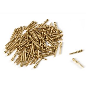 Kofilnagler 12 mm i messing, 20 stk.