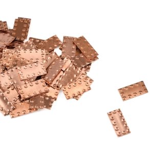 Kobberforhudning, fototsede plader, 6 x 12 mm, 100 stk.