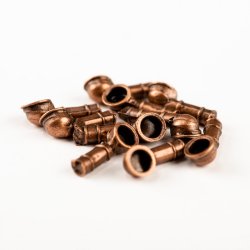 Ventiler i metal, 12 mm. 2 stk.