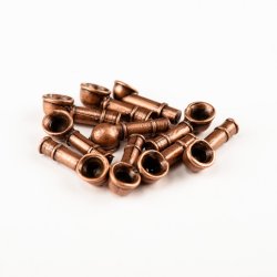 Ventiler i metal, 20 mm. 2 stk.