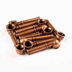 Ventiler i metal, 32 mm. 2 stk.