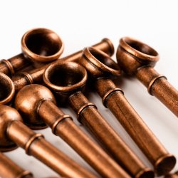 Ventiler i metal, 45 mm. 2 stk.