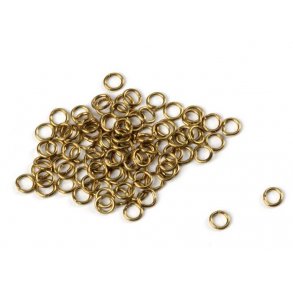 Ringe, messing. 2 mm, 100 stk.