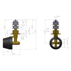 Schottel-drev �30 mm, h�jredrejende