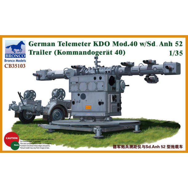 German Telemeter KDO Mod.40 w/Sd.Anh 52 Trailer (Kommando-Ger�t 40)