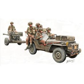 6 Pdr. Anti-Tank Gun (Airborne) with 1/4 ton jeep